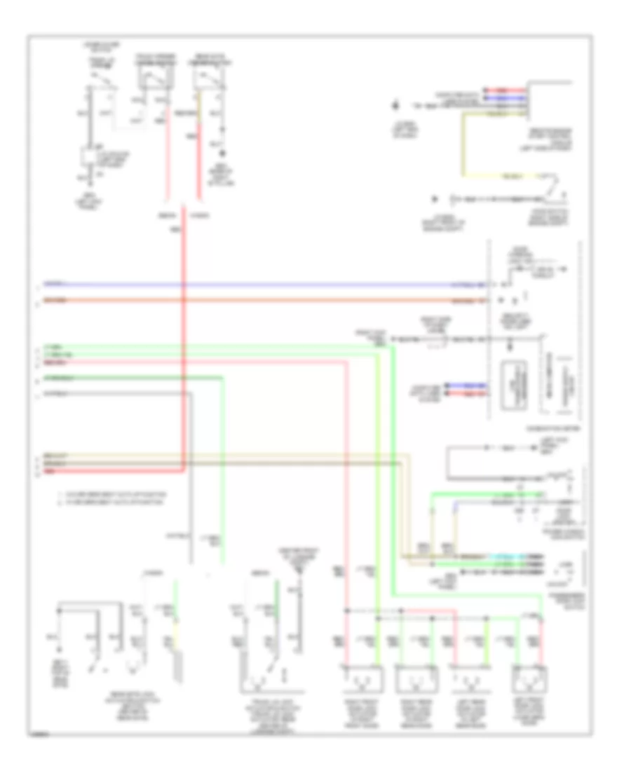 Forced Entry Wiring Diagram (2 of 2) for Subaru Legacy GT Limited 2010