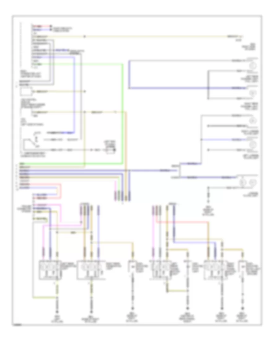 Exterior Lamps Wiring Diagram 2 of 2 for Subaru Legacy GT Limited 2010