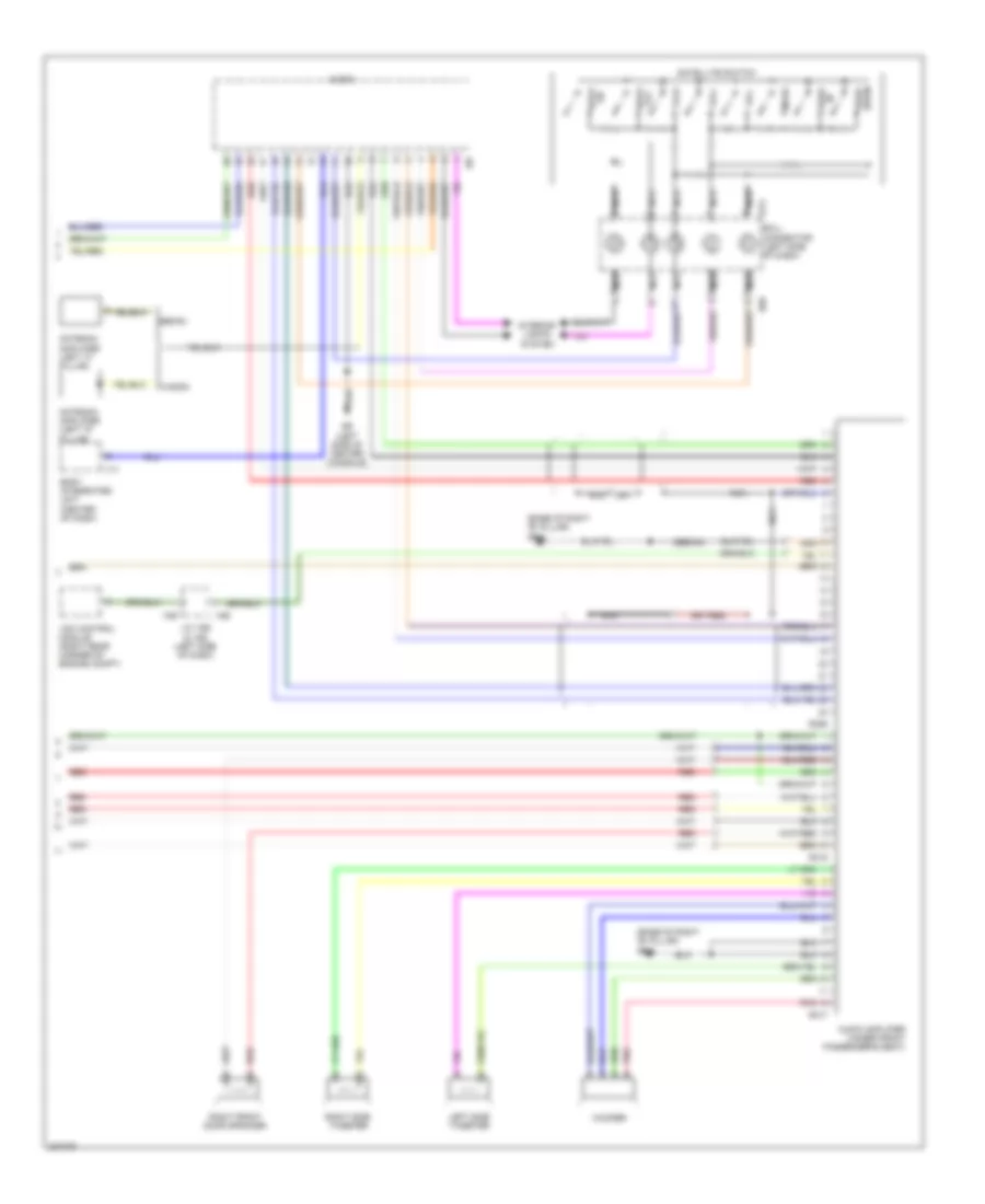 Premium Radio Wiring Diagram 2 of 2 for Subaru Legacy GT Limited 2010