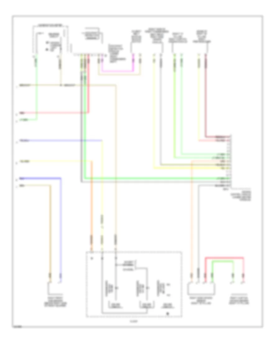 Supplemental Restraints Wiring Diagram 2 of 2 for Subaru Legacy GT Limited 2010