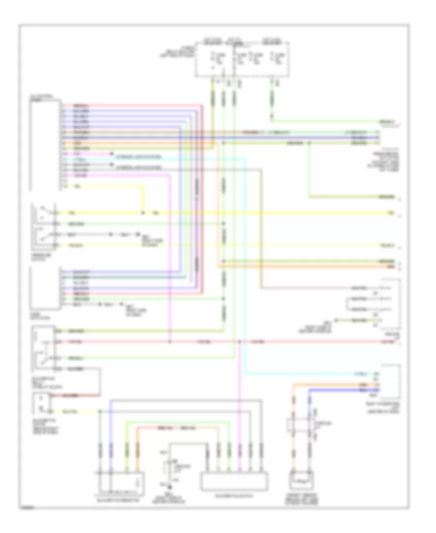 Manual A C Wiring Diagram 1 of 2 for Subaru Outback XT 2006