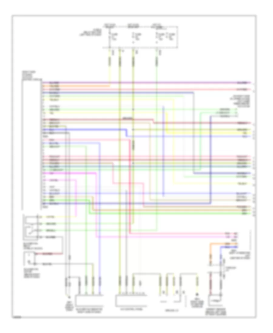 3.0L, Automatic AC Wiring Diagram (1 of 3) for Subaru Outback XT 2006