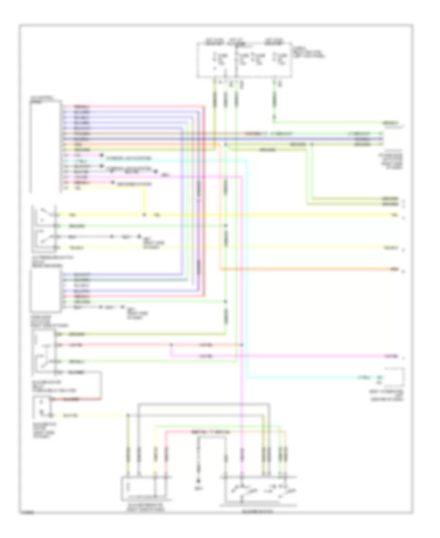 2.5L, Manual AC Wiring Diagram (1 of 2) for Subaru Outback Limited 2009