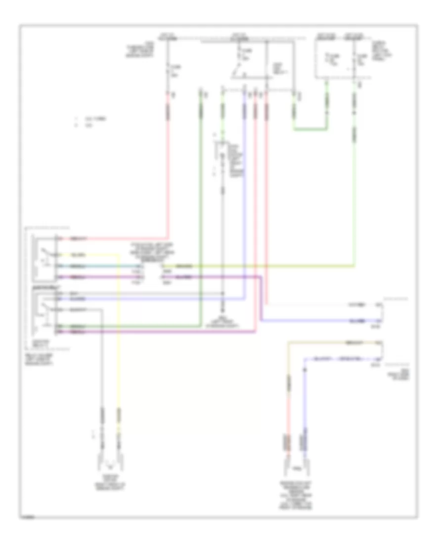 2 5L Cooling Fan Wiring Diagram for Subaru Outback Limited 2009