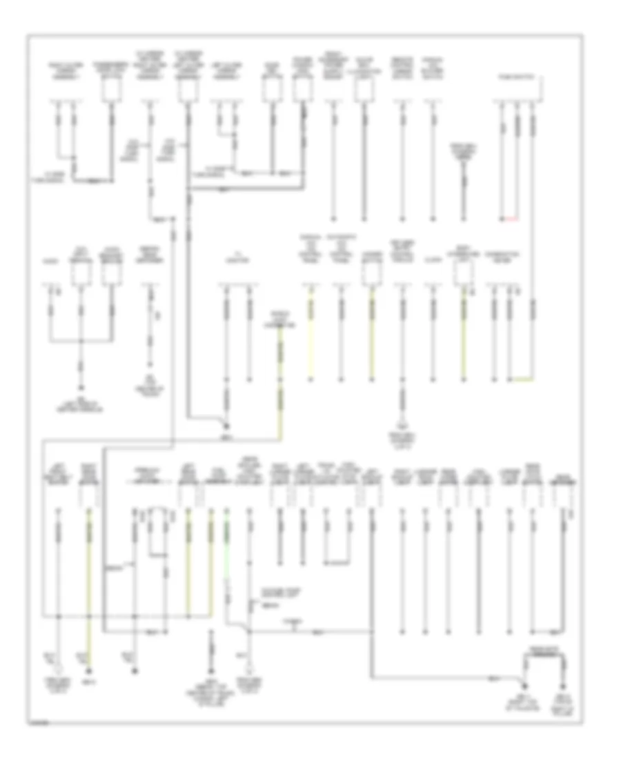 Ground Distribution Wiring Diagram (3 of 3) for Subaru Outback Limited 2009