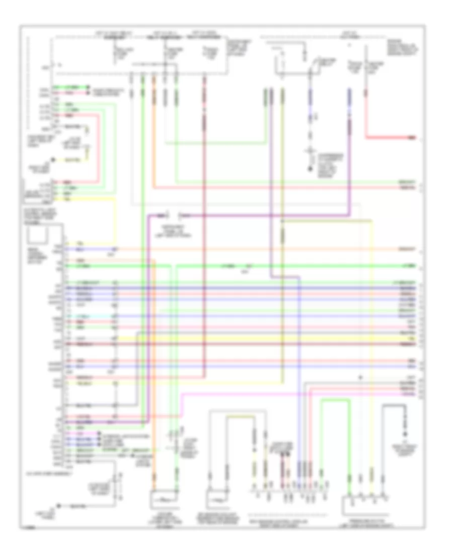 Automatic A C Wiring Diagram 1 of 3 for Subaru BRZ Premium 2013