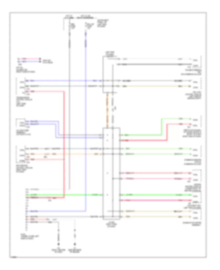 Computer Data Lines Wiring Diagram for Subaru BRZ Premium 2013