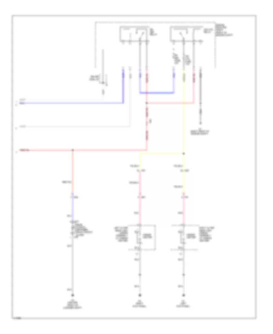Defoggers Wiring Diagram 2 of 2 for Subaru BRZ Premium 2013