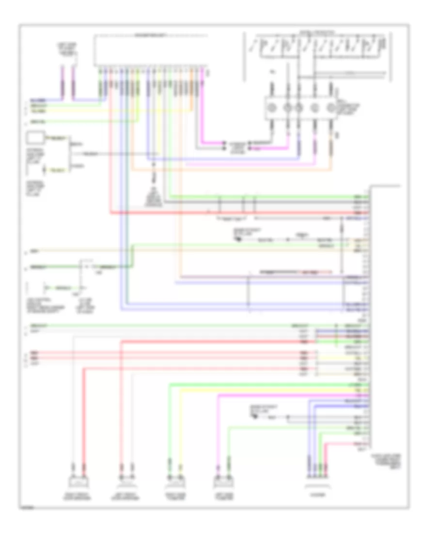 Navigation Wiring Diagram (2 of 2) for Subaru Legacy GT Premium 2010