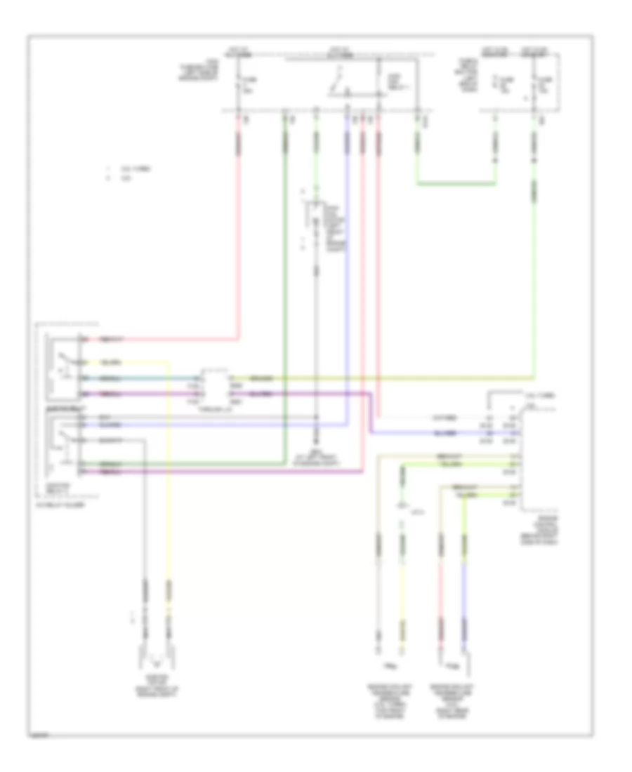 2 5L Cooling Fan Wiring Diagram for Subaru Outback XT Limited 2006