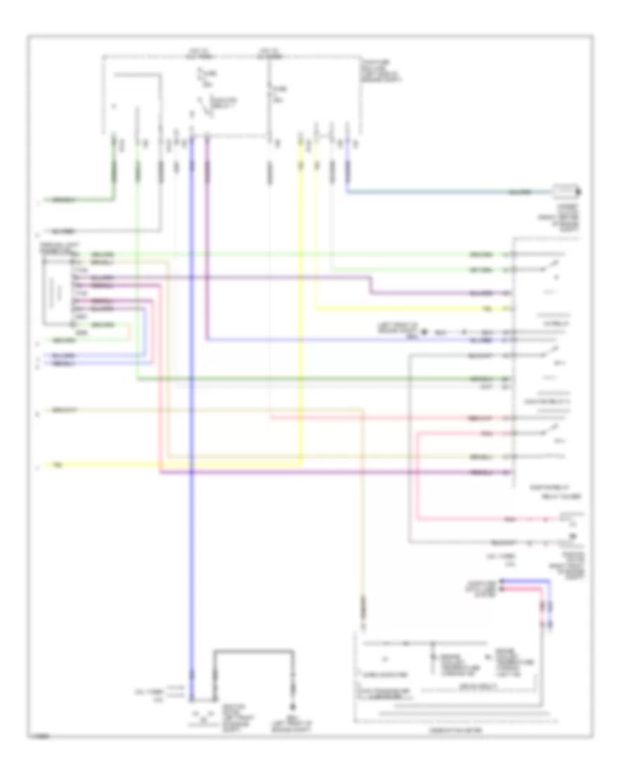 Manual AC Wiring Diagram (2 of 2) for Subaru Forester X 2013