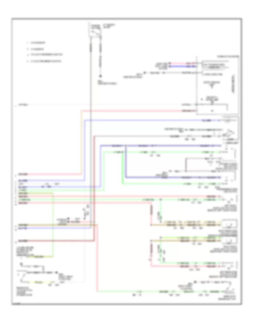 Forced Entry Wiring Diagram (2 of 2) for Subaru Forester X 2013