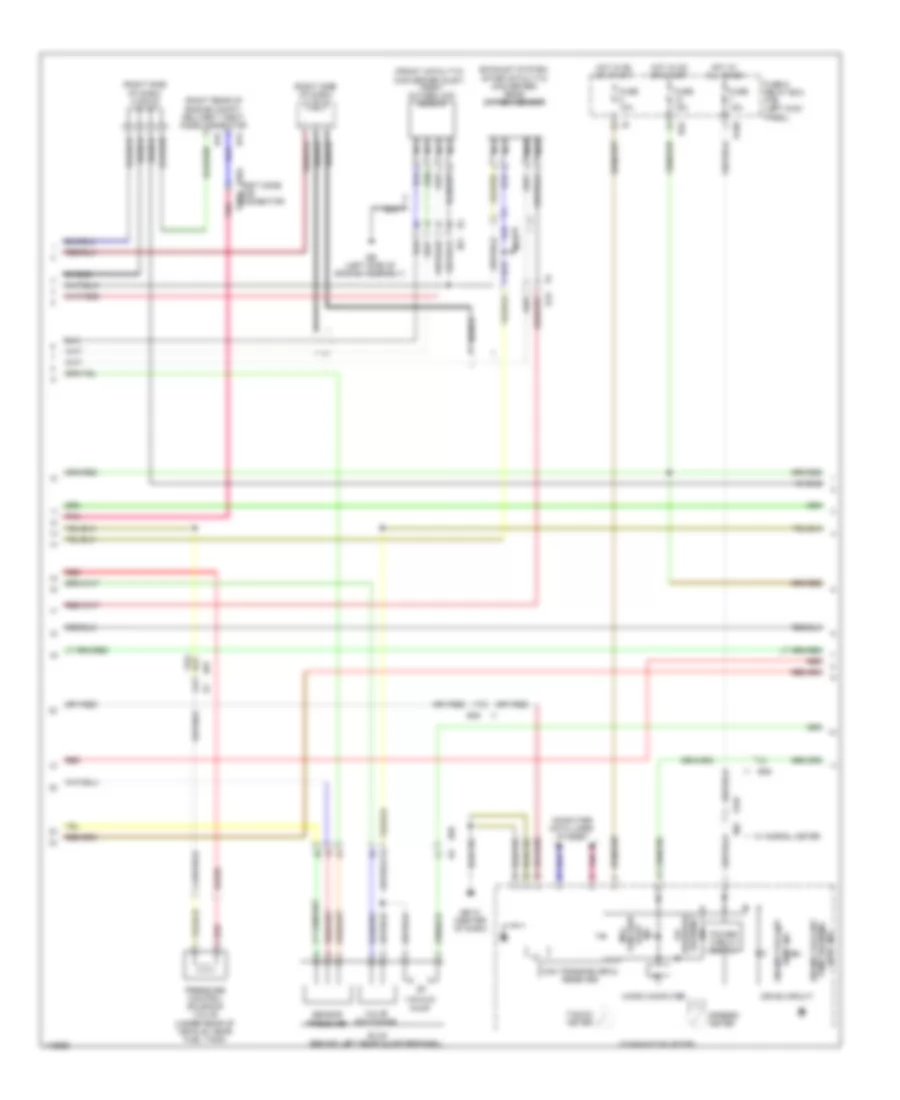 2.5L Turbo, Engine Performance Wiring Diagram (2 of 5) for Subaru Forester X 2013