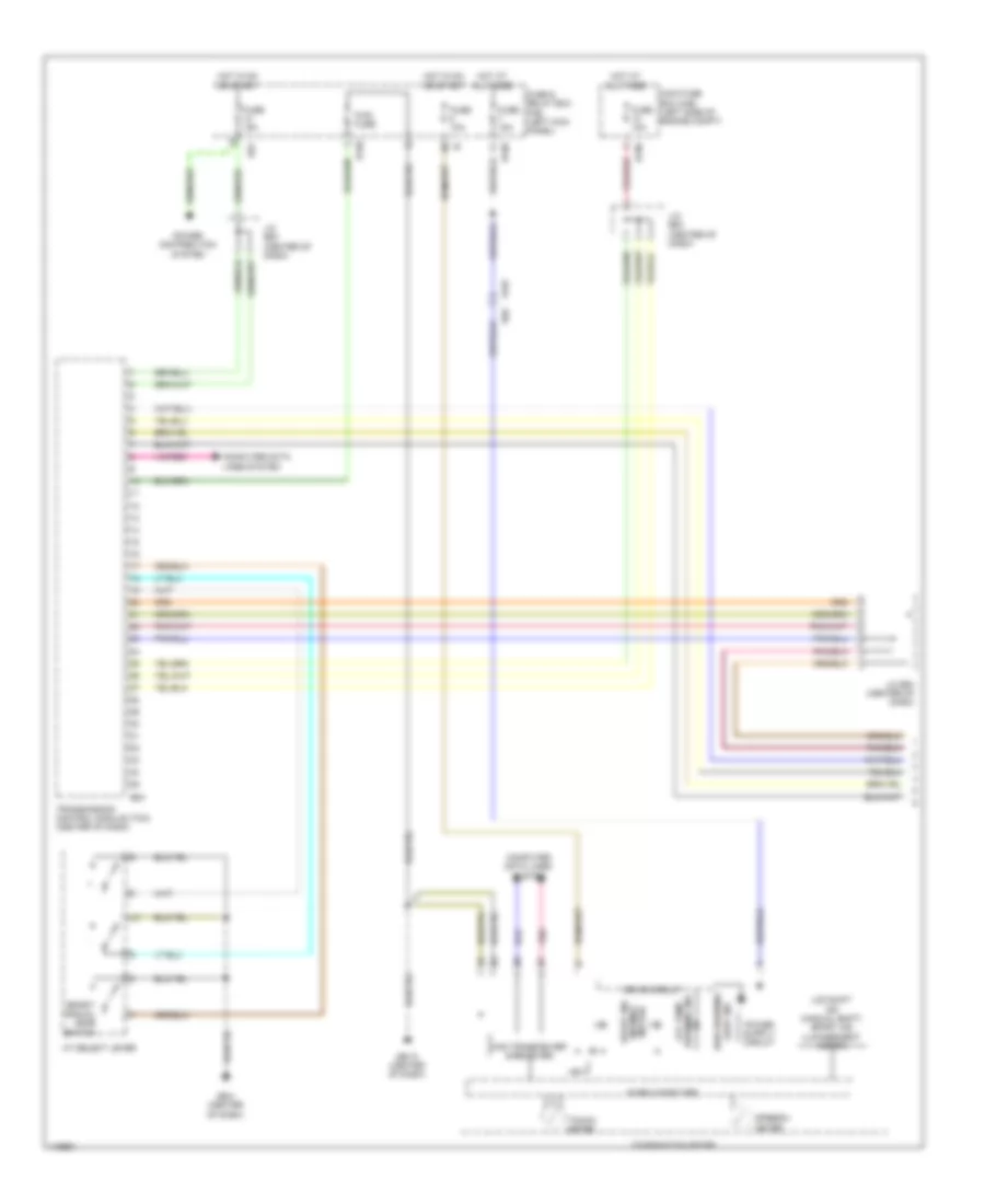 Transmission Wiring Diagram 1 of 2 for Subaru Forester X 2013
