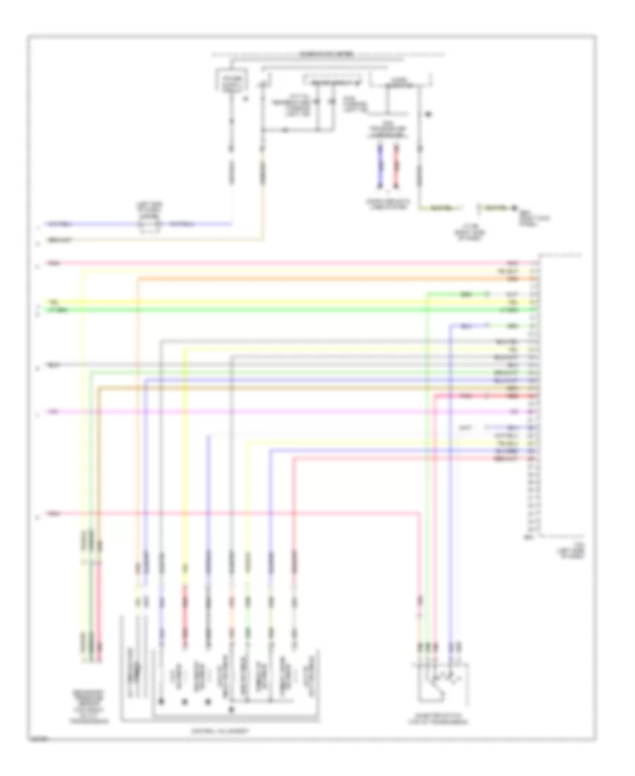 CVT Wiring Diagram 2 of 2 for Subaru Legacy i 2010