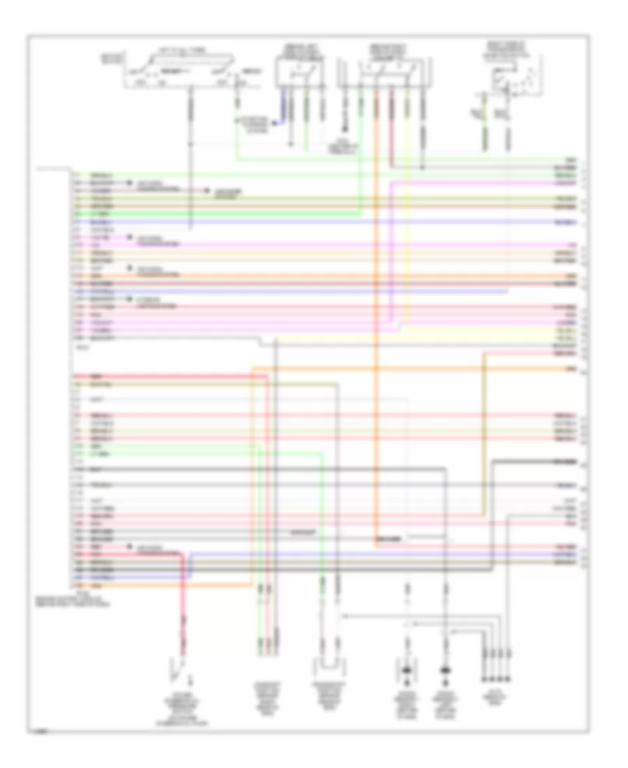 3.0L, Engine Performance Wiring Diagrams (1 of 4) for Subaru Outback 2001