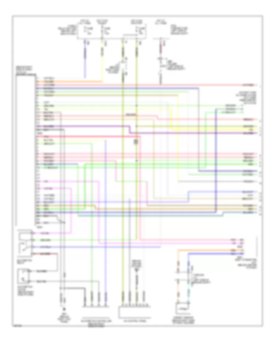Front A C Wiring Diagram 1 of 3 for Subaru B9 Tribeca 2007