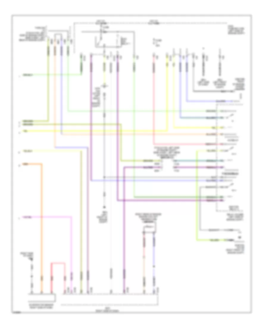2.5L, Manual AC Wiring Diagram (2 of 2) for Subaru Outback XT Limited 2009