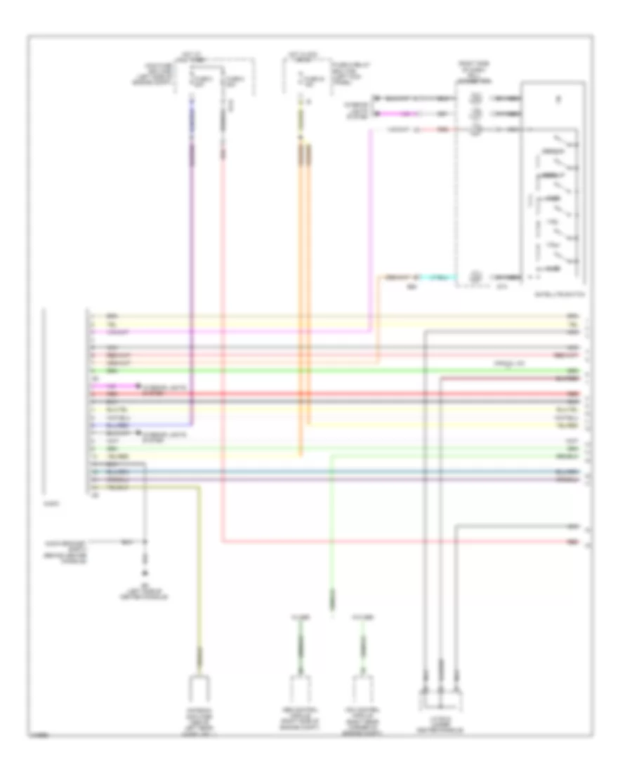 Premium Radio Wiring Diagram 1 of 2 for Subaru Outback XT Limited 2009