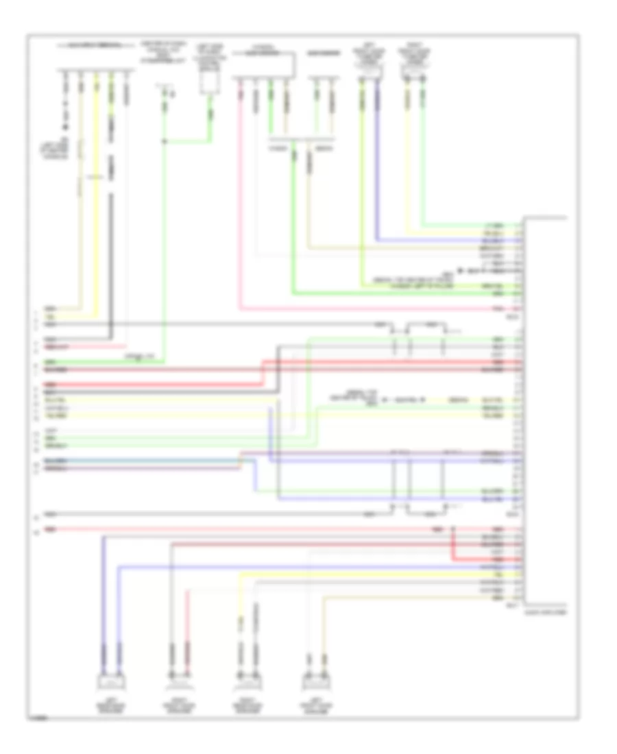Premium Radio Wiring Diagram 2 of 2 for Subaru Outback XT Limited 2009