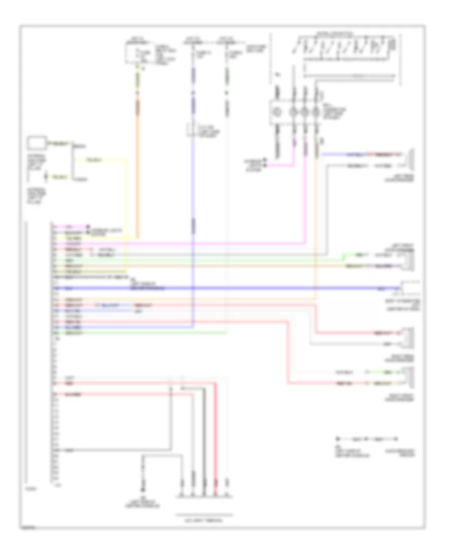 Base Radio Wiring Diagram for Subaru Legacy Limited 2010