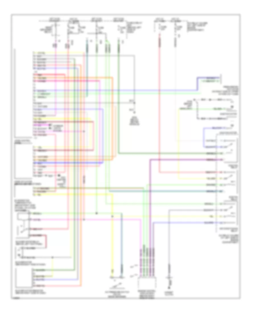 2 5L Manual A C Wiring Diagram for Subaru Outback L L Bean Edition 2001