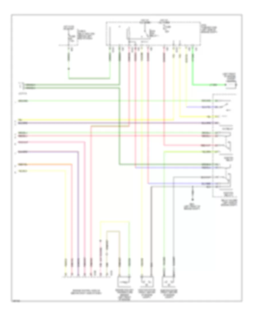 Front A C Wiring Diagram 3 of 3 for Subaru B9 Tribeca Limited 2007