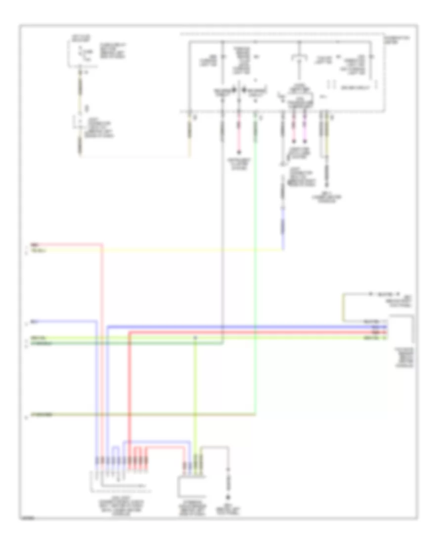 Anti lock Brakes Wiring Diagram 2 of 2 for Subaru B9 Tribeca Limited 2007