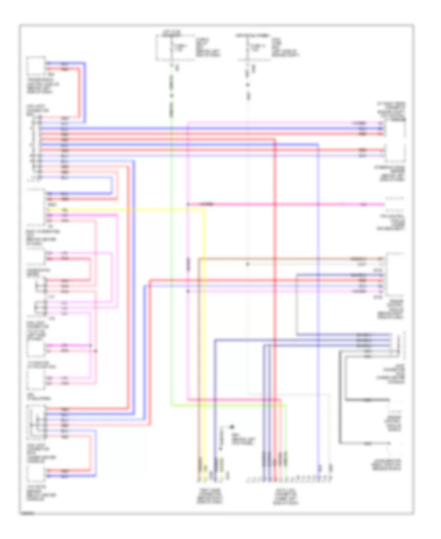 Computer Data Lines Wiring Diagram for Subaru B9 Tribeca Limited 2007