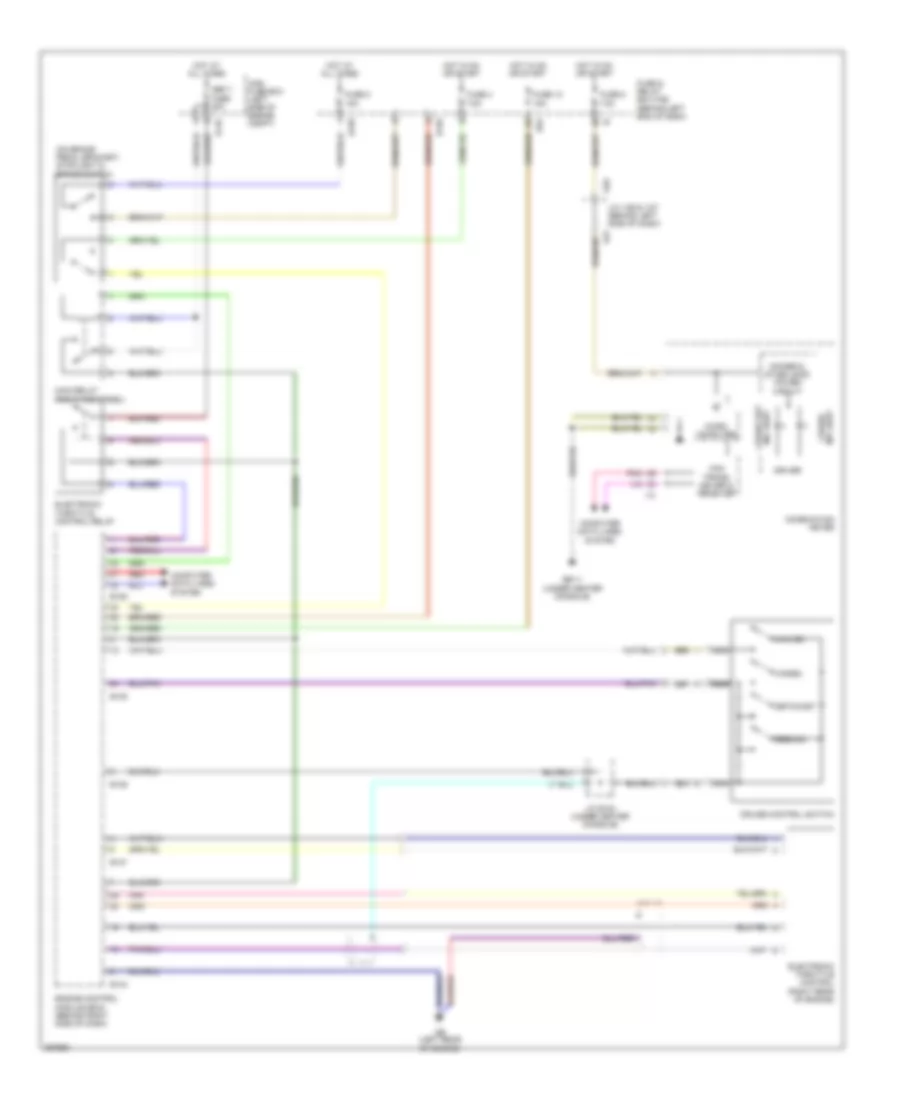 Cruise Control Wiring Diagram for Subaru B9 Tribeca Limited 2007