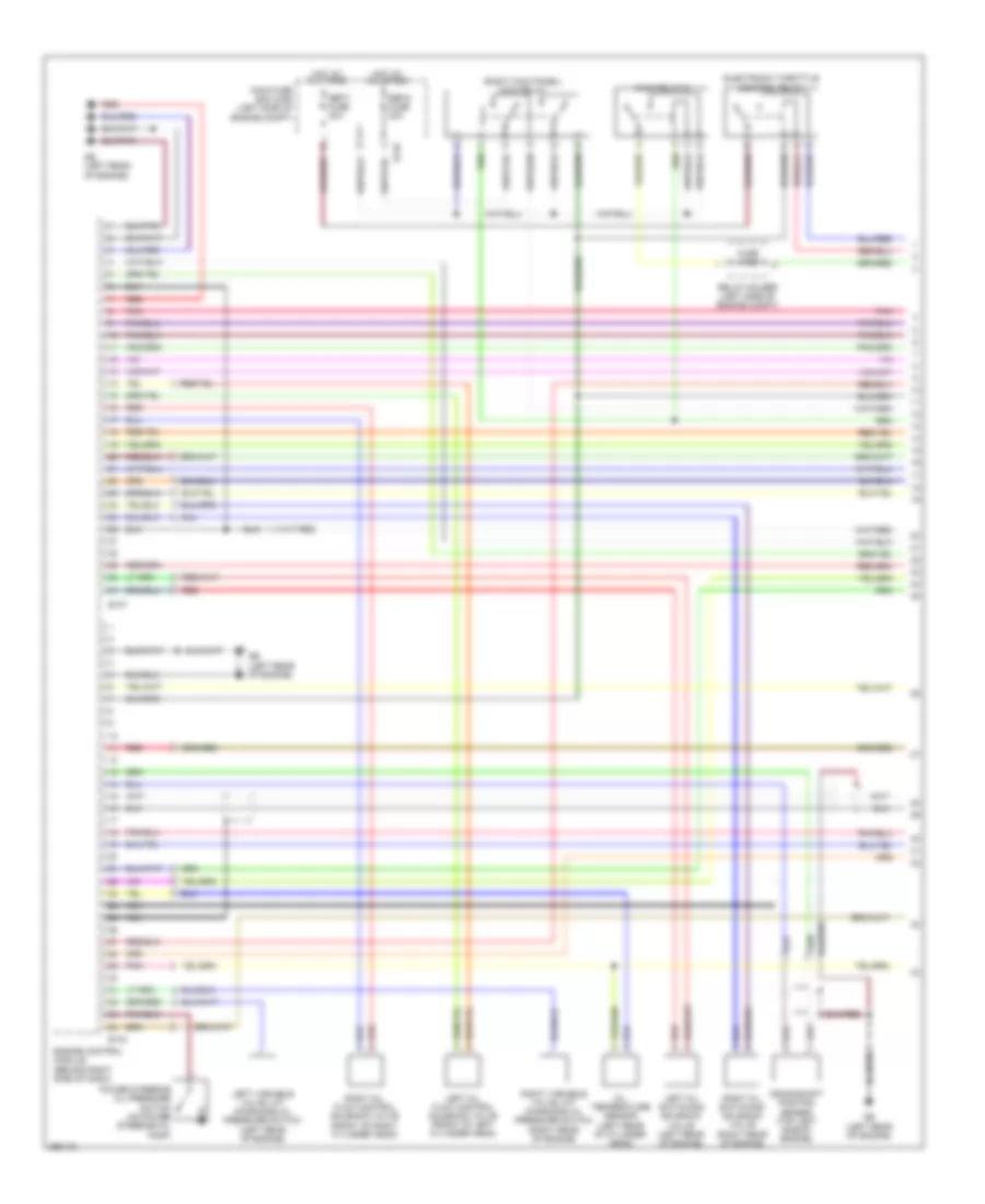 3 0L Engine Performance Wiring Diagram 1 of 5 for Subaru B9 Tribeca Limited 2007