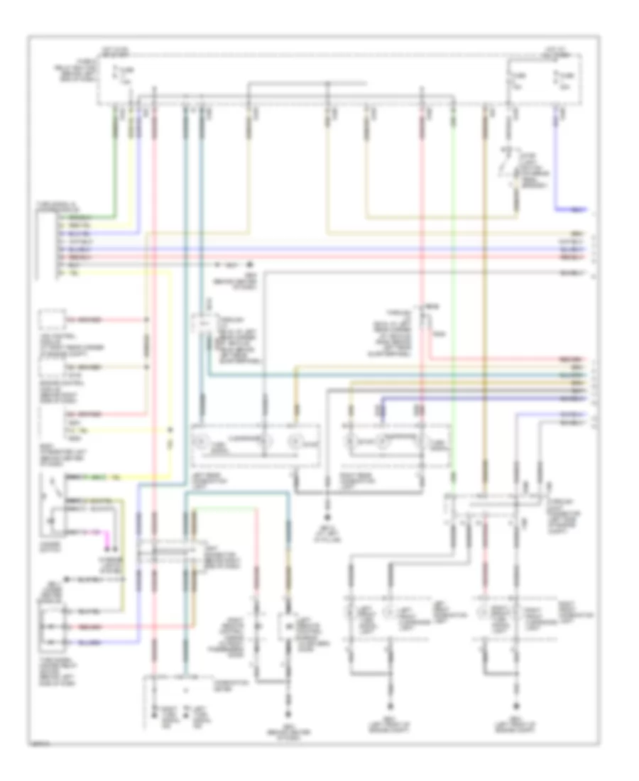 Exterior Lamps Wiring Diagram 1 of 2 for Subaru B9 Tribeca Limited 2007