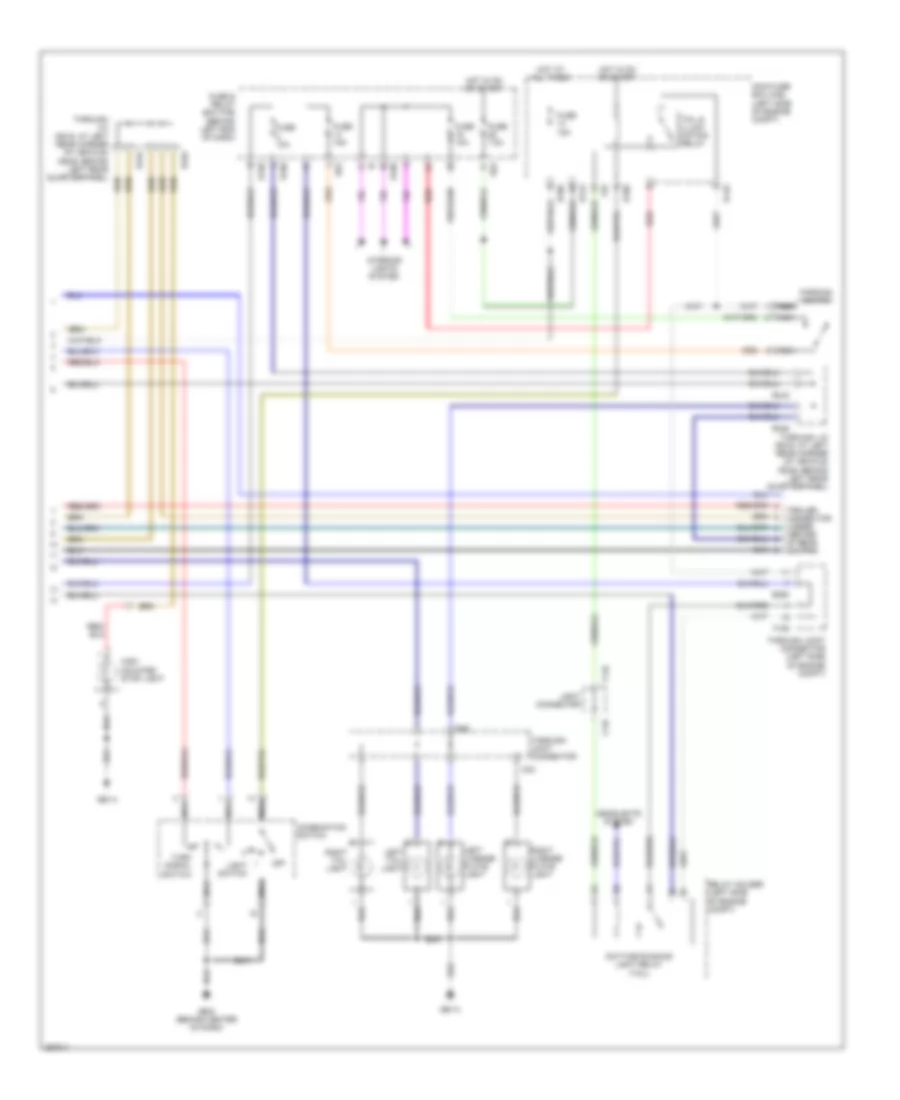 Exterior Lamps Wiring Diagram 2 of 2 for Subaru B9 Tribeca Limited 2007