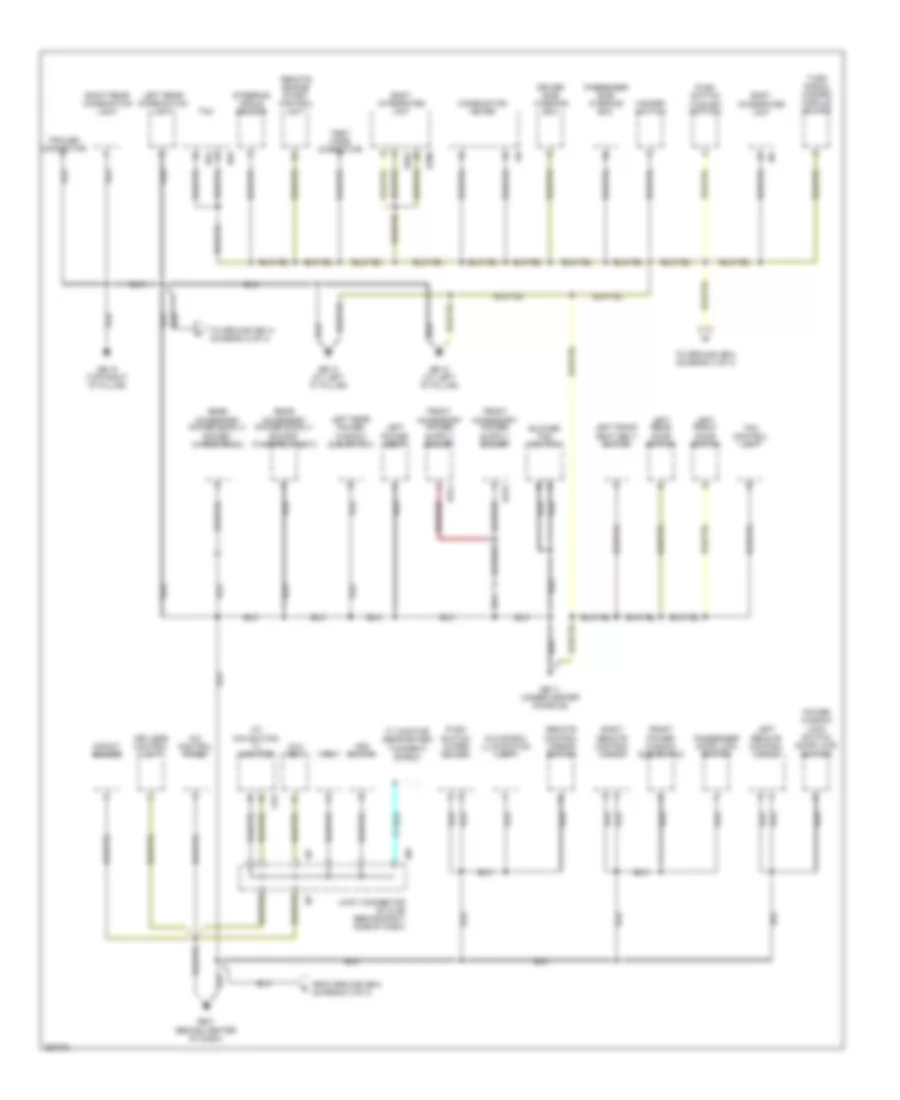 Ground Distribution Wiring Diagram 1 of 3 for Subaru B9 Tribeca Limited 2007