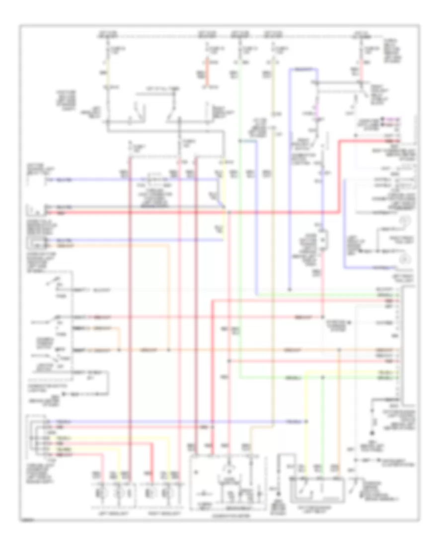 Headlights Wiring Diagram for Subaru B9 Tribeca Limited 2007