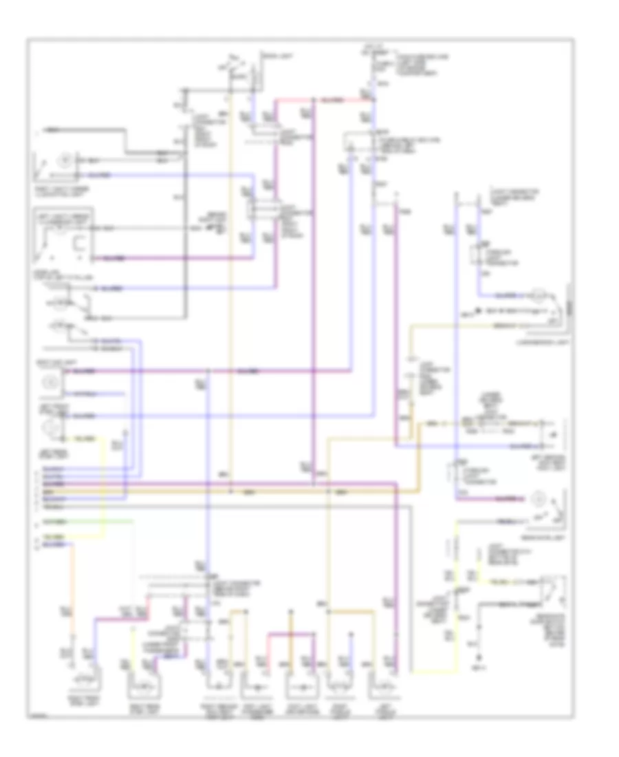 Courtesy Lamps Wiring Diagram 2 of 2 for Subaru B9 Tribeca Limited 2007