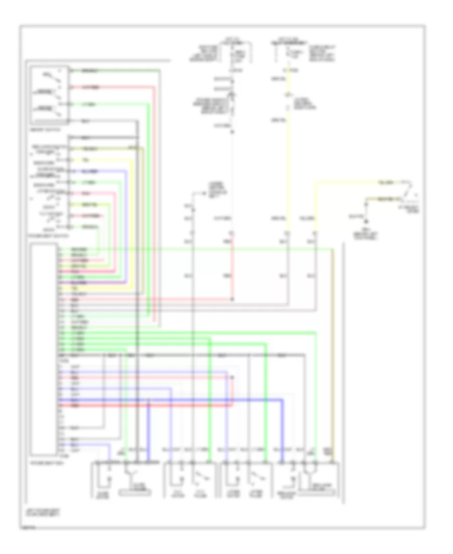 Memory Systems Wiring Diagram for Subaru B9 Tribeca Limited 2007