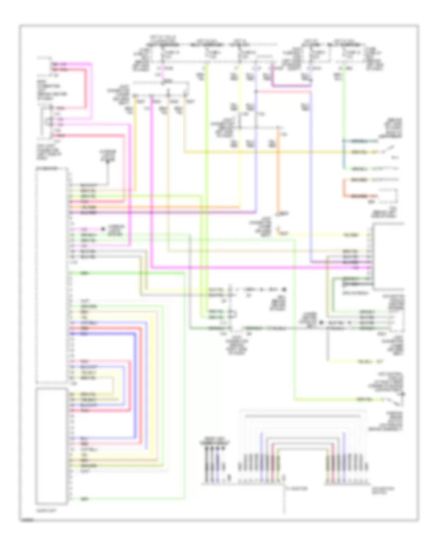 Navigation Wiring Diagram for Subaru B9 Tribeca Limited 2007