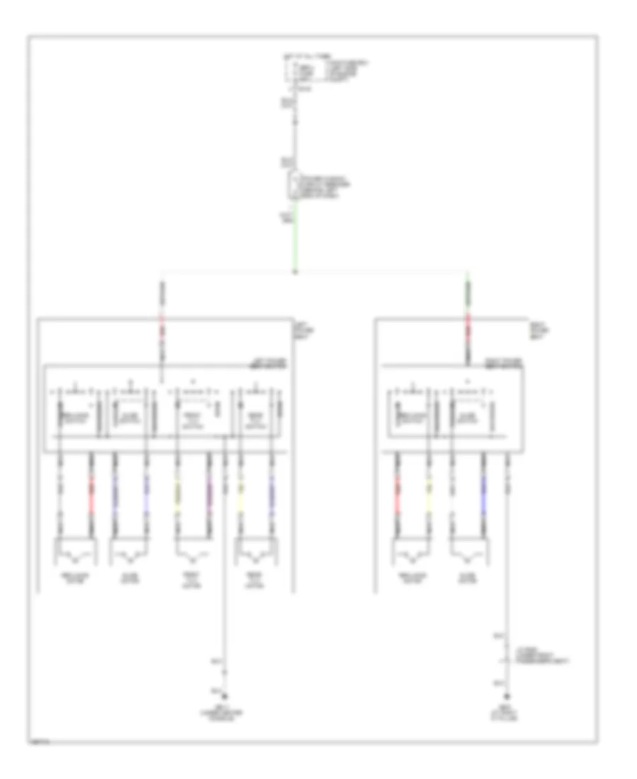 Power Seat Wiring Diagram for Subaru B9 Tribeca Limited 2007