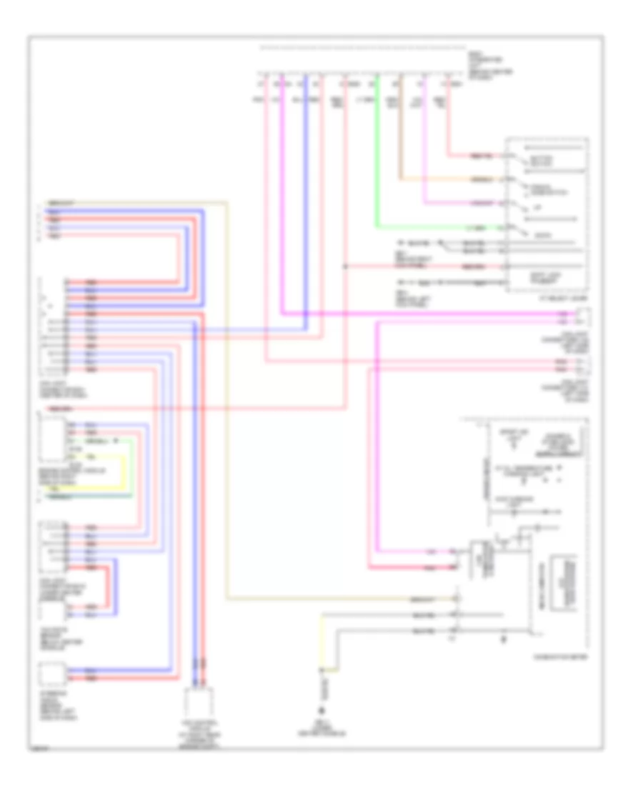 Transmission Wiring Diagram 2 of 2 for Subaru B9 Tribeca Limited 2007