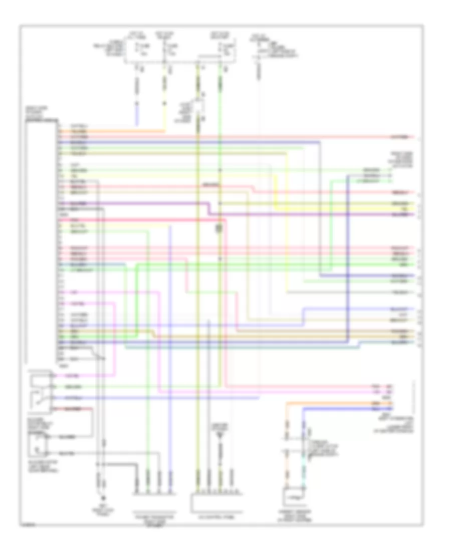 Front A C Wiring Diagram 1 of 3 for Subaru Tribeca 2009