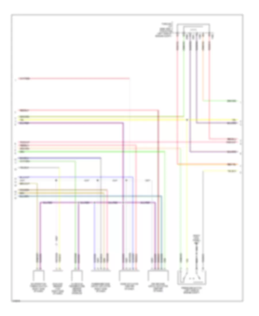 Front AC Wiring Diagram (2 of 3) for Subaru Tribeca 2009