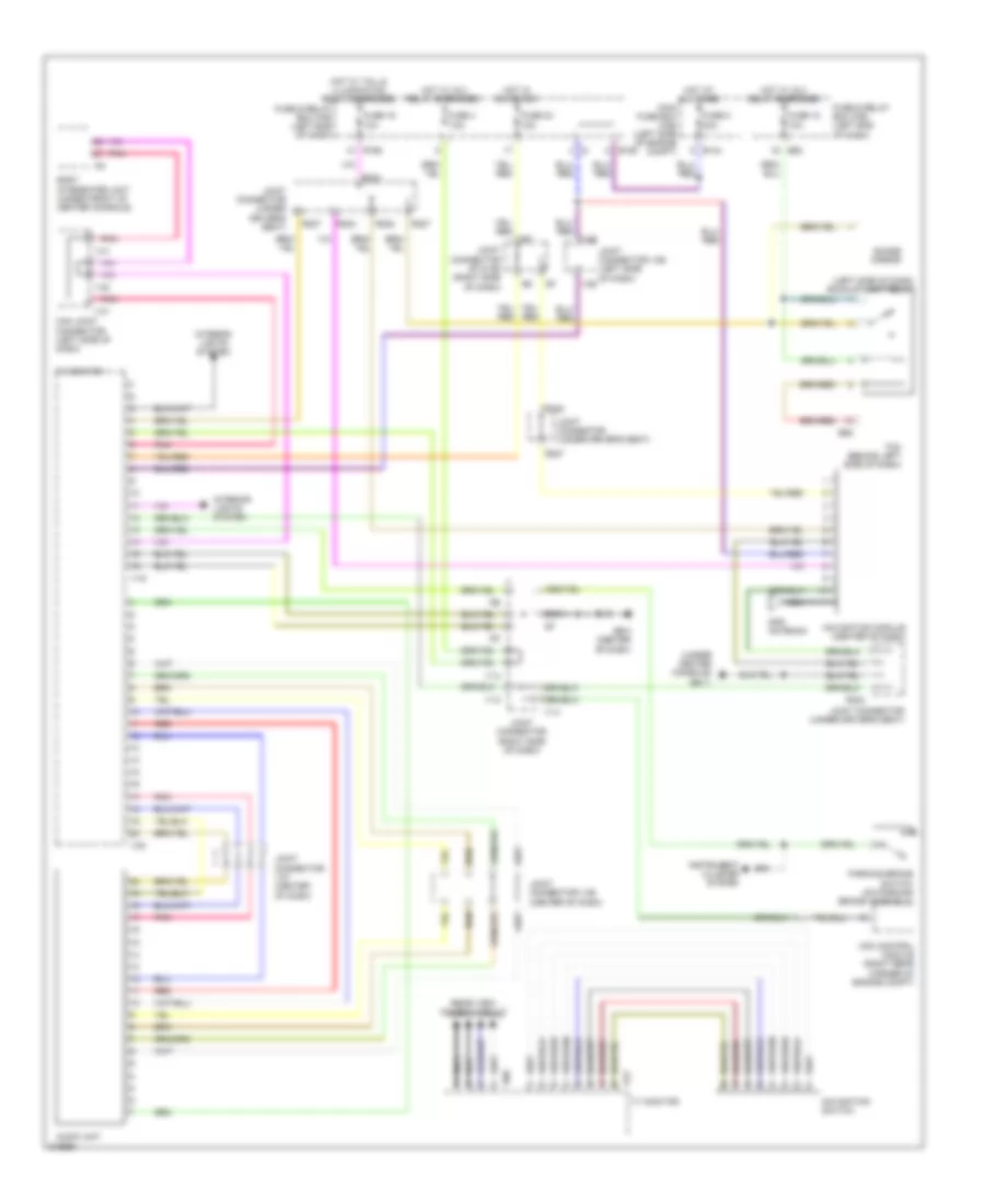 Navigation Wiring Diagram for Subaru Tribeca 2009
