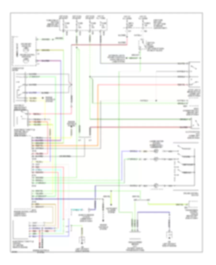 2.5L Turbo, Cruise Control Wiring Diagram for Subaru Forester X 2007