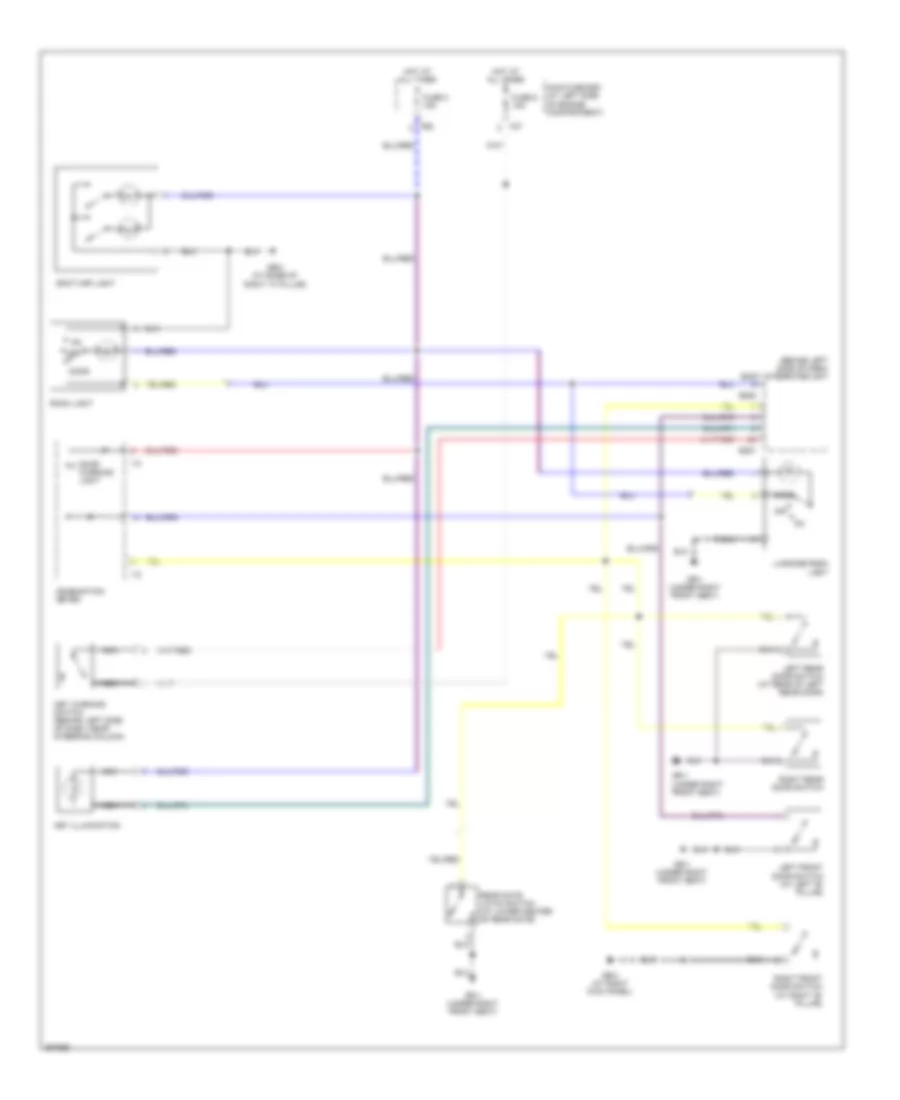 Courtesy Lamps Wiring Diagram for Subaru Forester X 2007