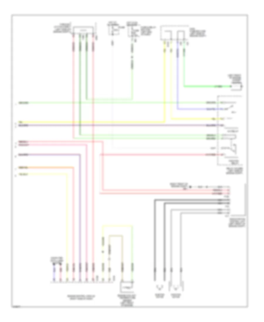 Front AC Wiring Diagram (3 of 3) for Subaru Tribeca Limited 2009