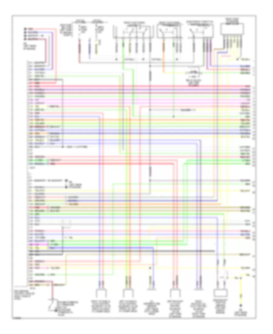 3 6L Engine Performance Wiring Diagram 1 of 5 for Subaru Tribeca Limited 2009