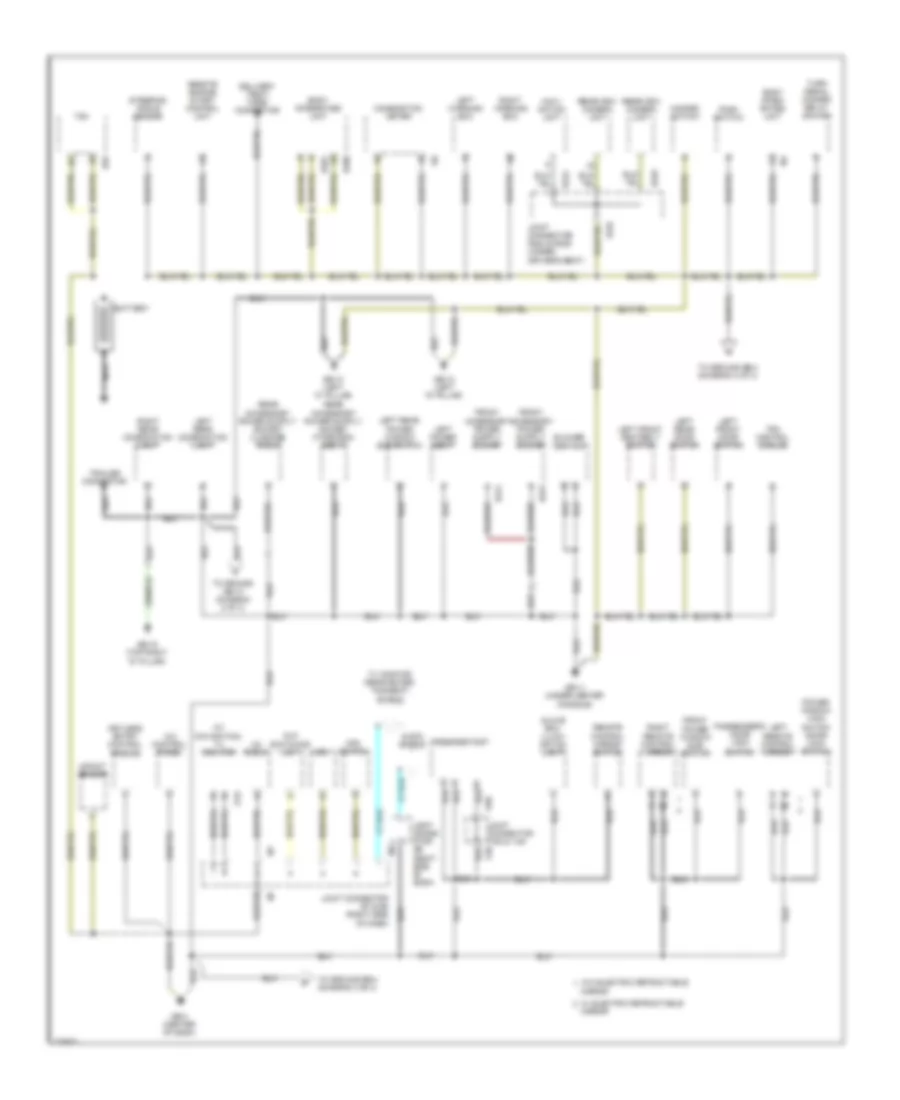 Ground Distribution Wiring Diagram 1 of 3 for Subaru Tribeca Limited 2009