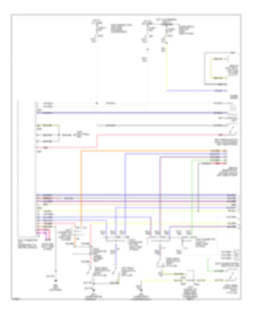 Courtesy Lamps Wiring Diagram 1 of 2 for Subaru Tribeca Limited 2009