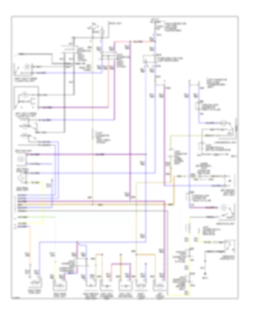 Courtesy Lamps Wiring Diagram (2 of 2) for Subaru Tribeca Limited 2009